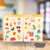 Summer Theme Paper Sticker Sheets (set of 2 sheets)