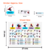 Spiderman Theme - Customized Name Labels for Kids (36 Paper Stickers)