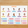 Music Theme - Customized Name Labels for Kids (22 Stickers) NT004
