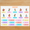 Superhero Girl Theme - Customized Name Labels for Kids (22 Stickers) NT004