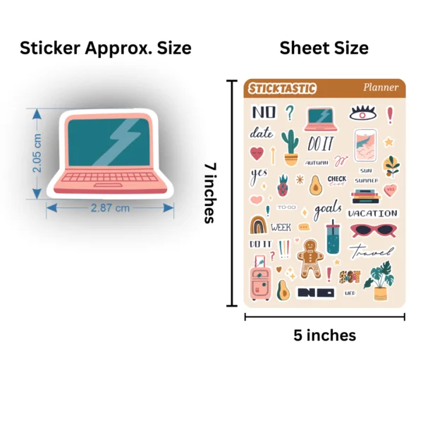 Planner_11_Dimension_Sticktastic_Sticker_Sheet_5x7 Planner Paper Sticker Sheets (set of 2 sheets) (JP_11_12)