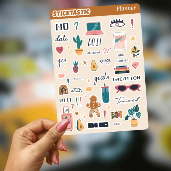 Planner_11_Sticktastic_Sticker_Sheet_5x7 Planner Paper Sticker Sheets (set of 2 sheets) (JP_11_12)