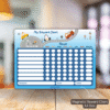 Magnetic Reward & Chore Chart for Kids – Rewritable Erasable Board with Free Marker – Perfect for Daily Routines & Habits– Available in Blue & Pink