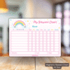 Magnetic Reward & Chore Chart for Kids – Rewritable Erasable Board with Free Marker – Perfect for Daily Routines & Habits– Available in Blue & Pink
